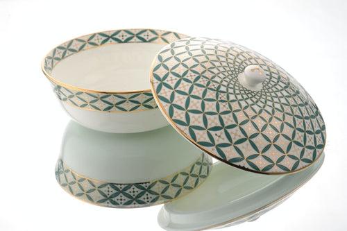 Jyamiti Serving Bowl With Lid 2 Portion