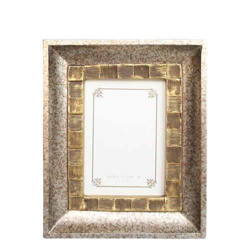 Double Texture Photoframe (Silver)