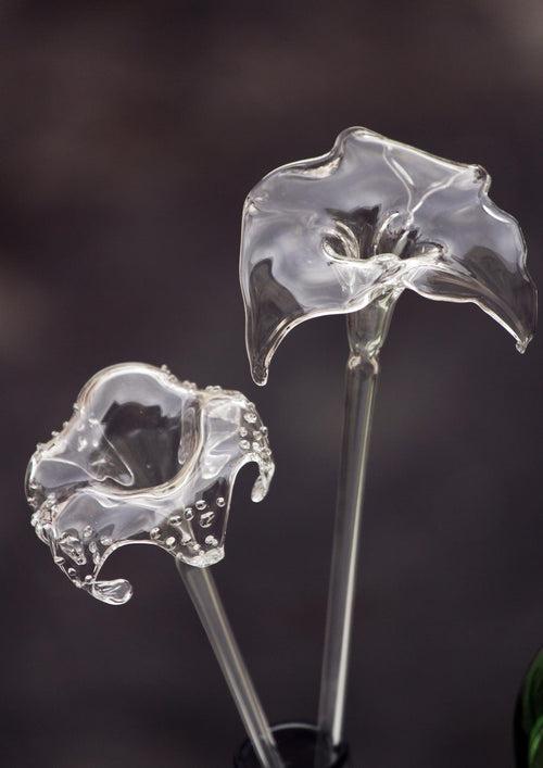 Glass Flower Stems- Lily - Set of 2