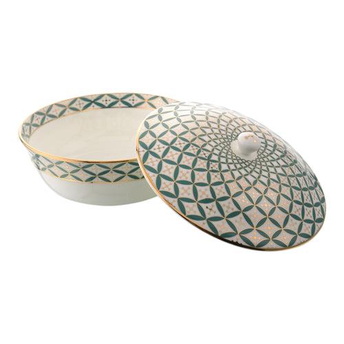 Jyamiti Serving Bowl With Lid 2 Portion