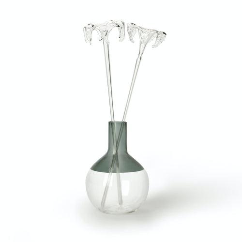 Glass Flower Stems- Lily - Set of 2