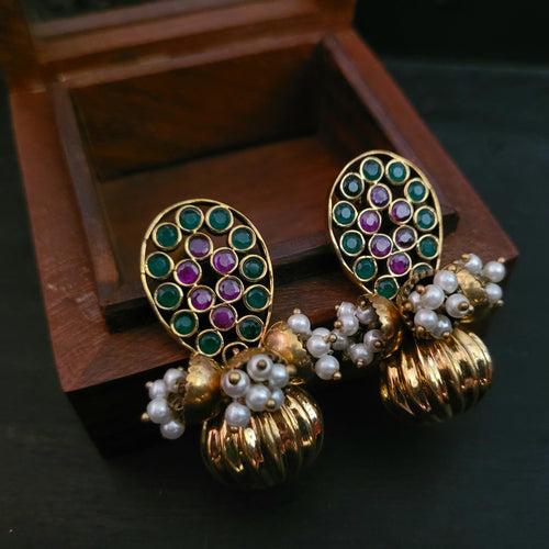 DESIGNER GOLD PLATED EARRINGS