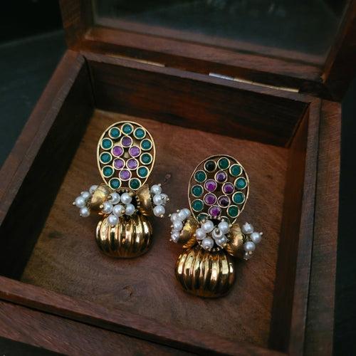 DESIGNER GOLD PLATED EARRINGS