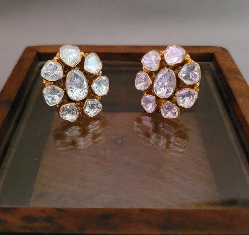 EXCLUSIVE UNCUT POLKI KUNDAN STUDS