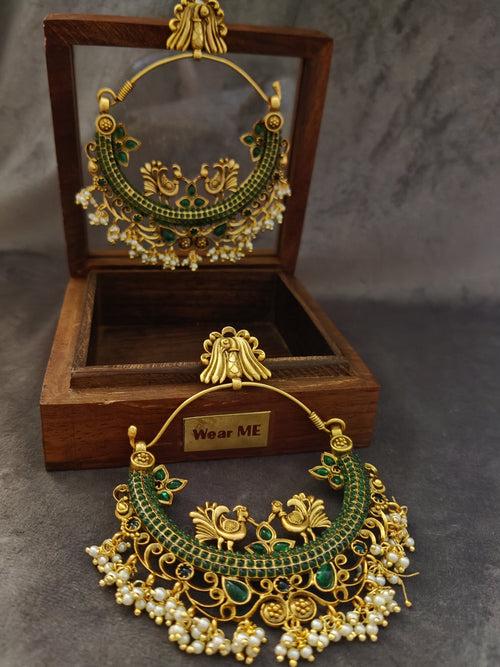 EXCLUSIVE HANDCRAFTED TEMPLE EARRINGS