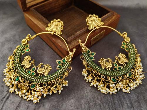 EXCLUSIVE HANDCRAFTED TEMPLE EARRINGS