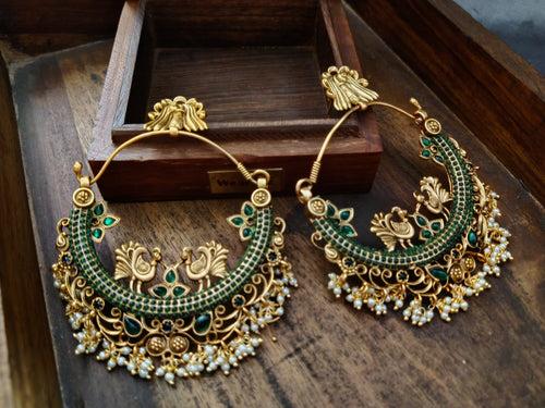 EXCLUSIVE HANDCRAFTED TEMPLE EARRINGS