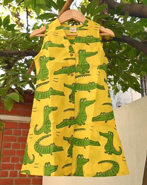 Agar Magar Cotton Dress for Girls