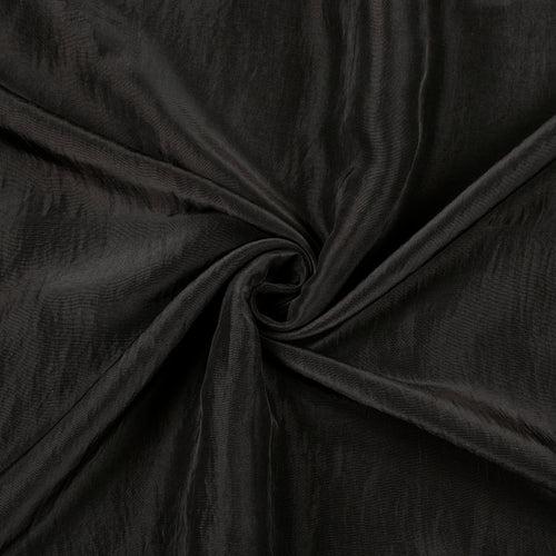 Black Plain Pure Uppada Silk Fabric