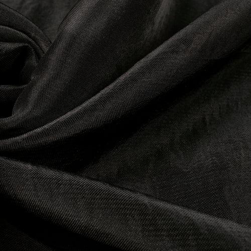 Black Plain Pure Uppada Silk Fabric