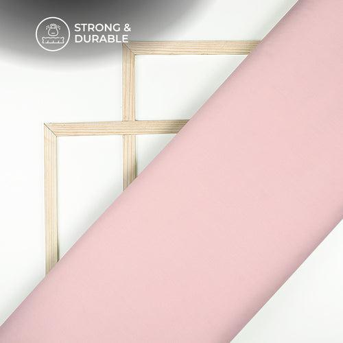 Rose Pink Plain Soft Touch Cotton Shirting Fabric (Width 58 Inches)