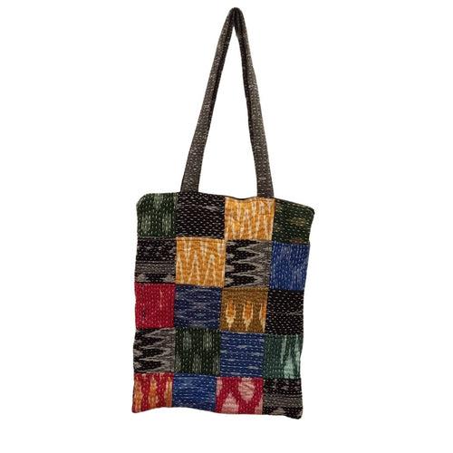 Multicolour Patchwork Shoulder Bag