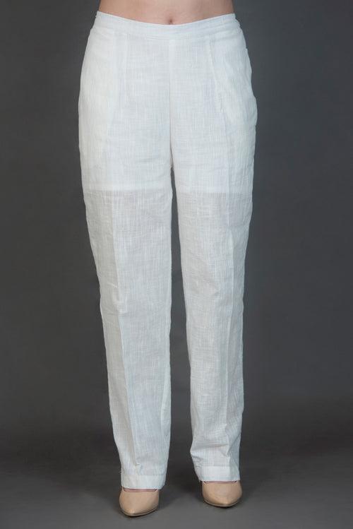 Cotton Hand Spun Solid Pants