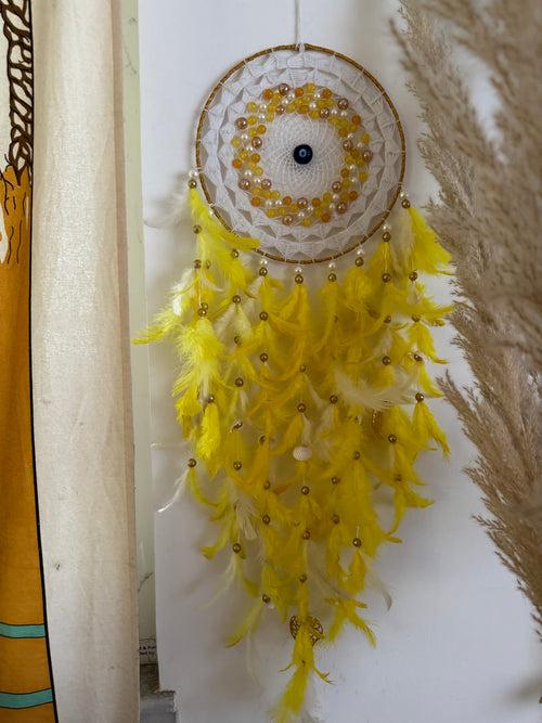 Daffodil Evil Eye Dreamcatcher