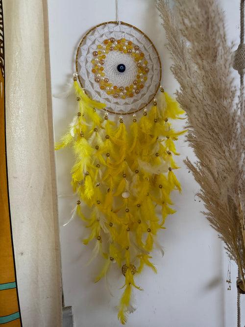 Daffodil Evil Eye Dreamcatcher