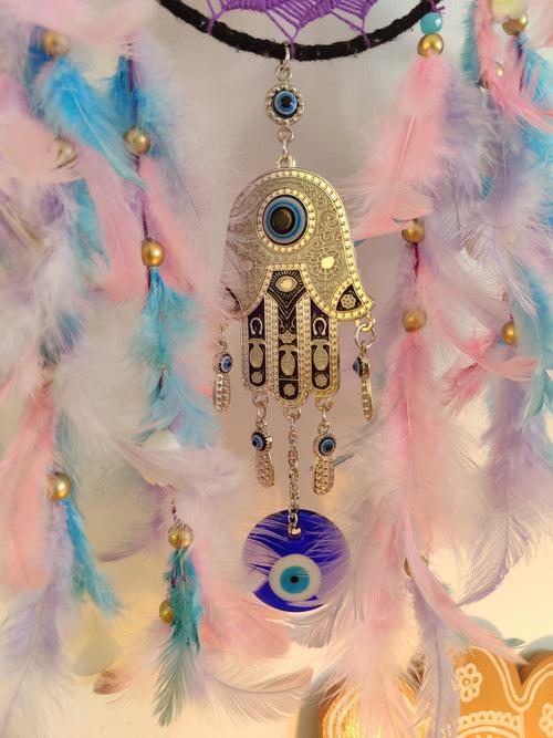 Dreamcatcher Evil Eye Windchime