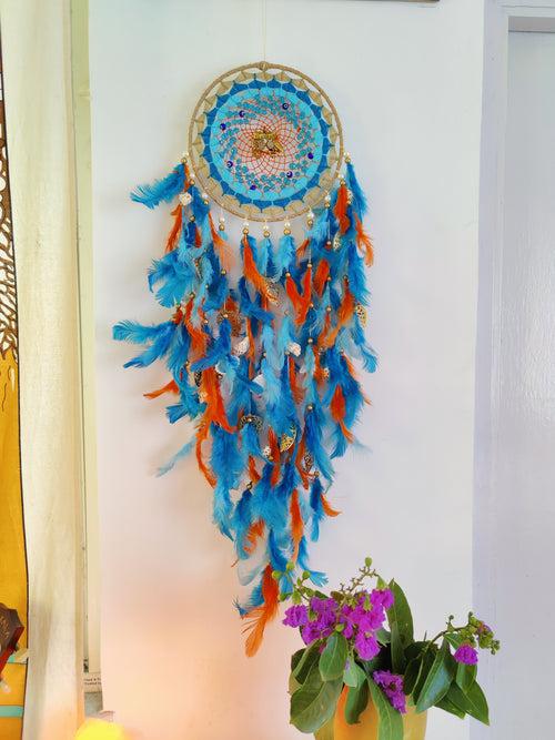 Love Birds pastel dreamcatcher