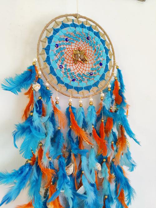 Love Birds pastel dreamcatcher