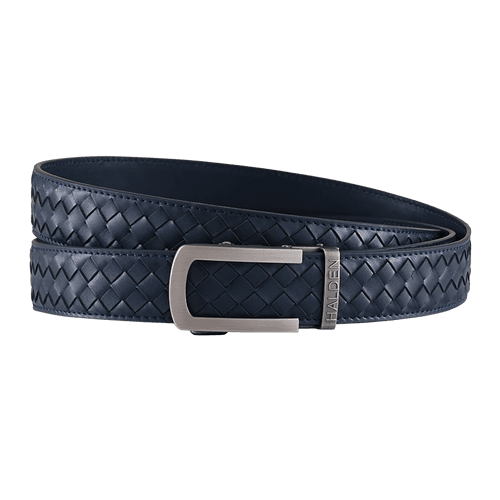 Braided Blue with classic buckle