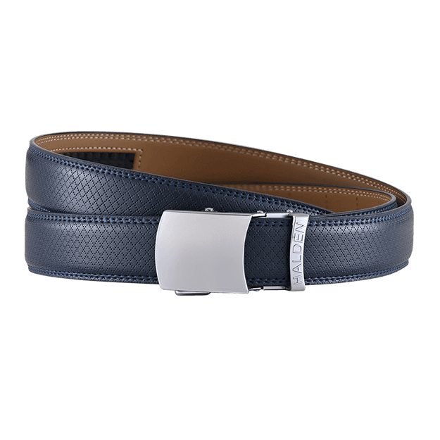 Theo Blue with vintage buckle