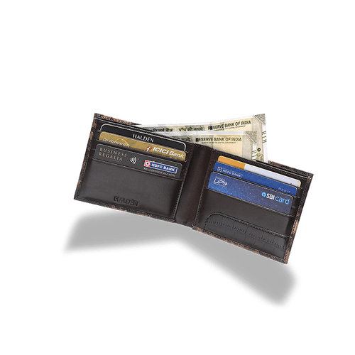 Camo Digital Print Men's Leather Wallet