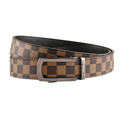 chequer Tan with classic buckle