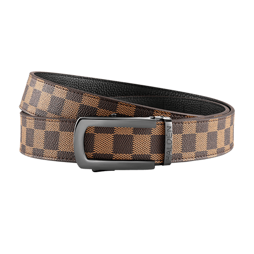 chequer Tan with classic buckle