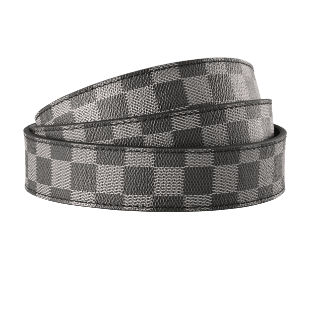 3.4 cm/ 1.5" CHEQUER GREY STRAP