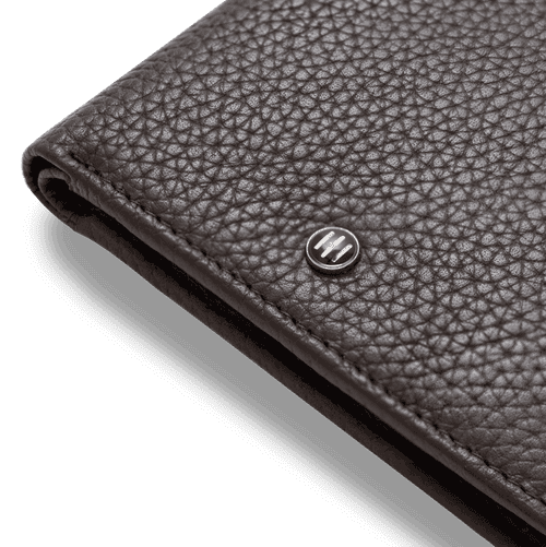 Pebble Pattern Men's Leather Wallet