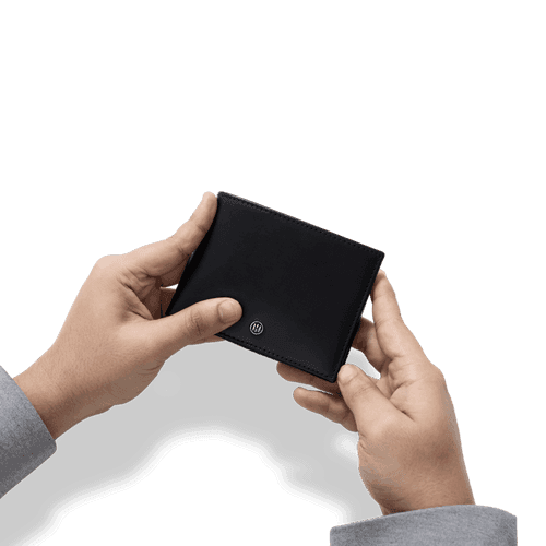 Plain Men's Leather Wallet