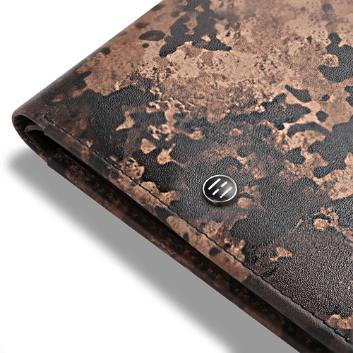 Camo Digital Print Men's Leather Wallet