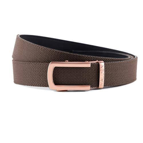 Canvas Brown with classic buckle