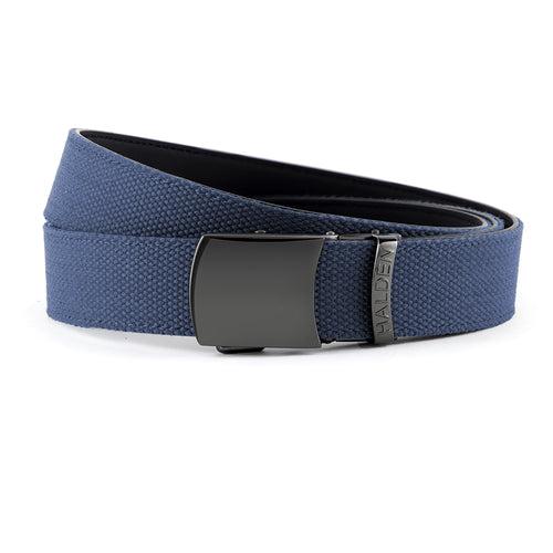 Canvas blue with vintage buckle