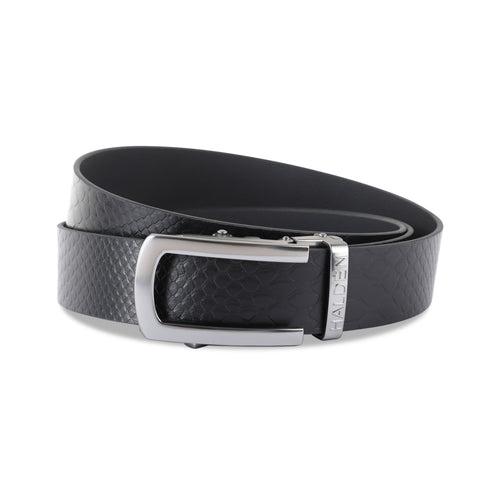 Croc black with classic buckle