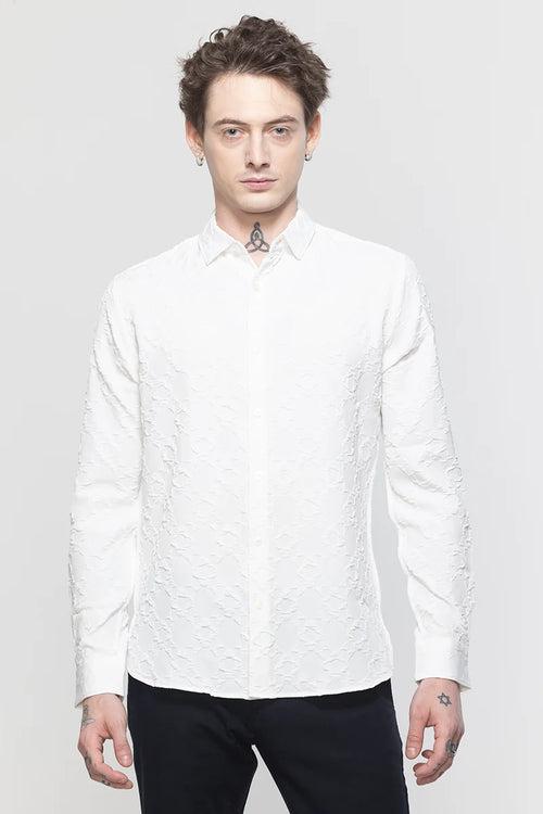 TextuRiche Quad White Shirt
