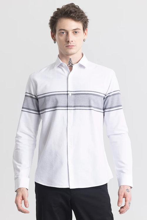 Stripelush White Stripe Shirt