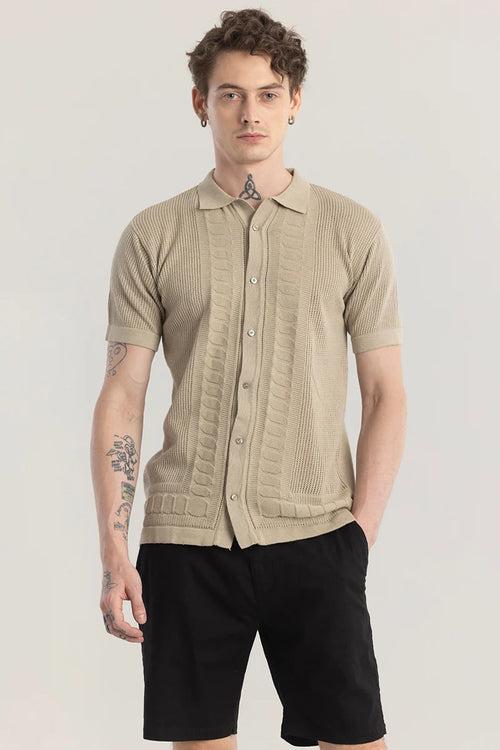 Retroknit Beige Shirt