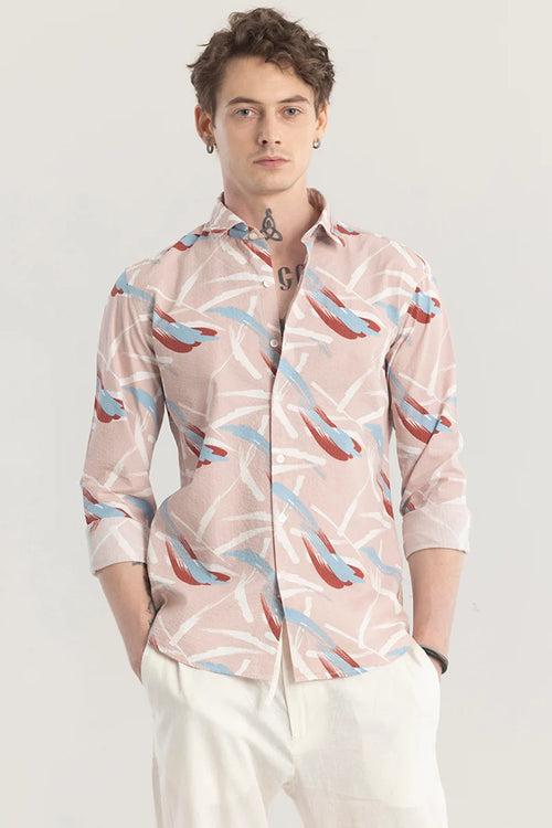 Foliavogue Pink Abstract Shirt