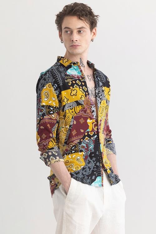 PaisleyMosaic Yellow Shirt