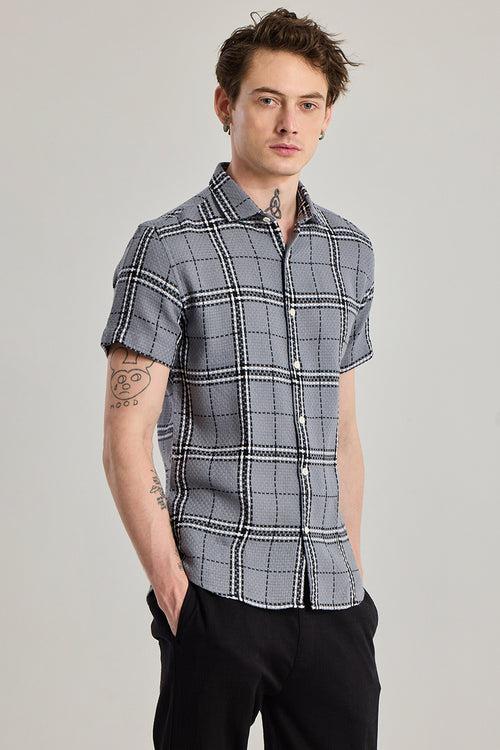 Plaidura Grey Check Shirt