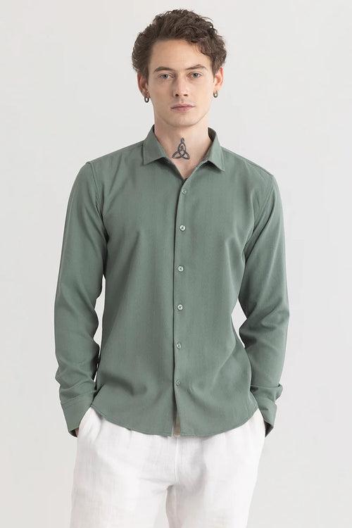 FlexiForm Olive Textured Shirt