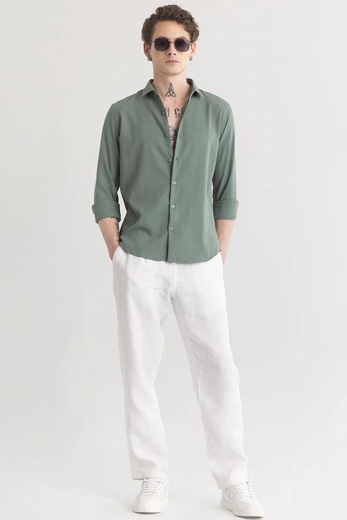 FlexiForm Olive Textured Shirt