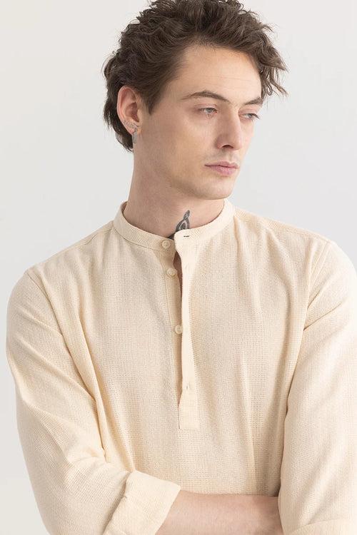 Hemlyn Beige Casual Shirt