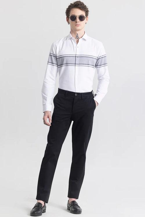 Stripelush White Stripe Shirt