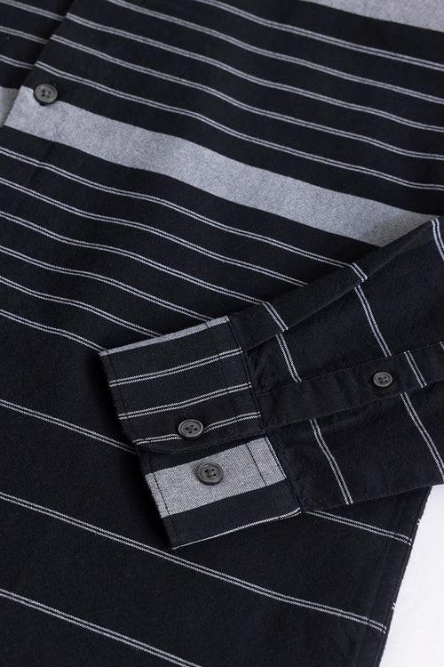 StripeZephyr Black Striped Shirt