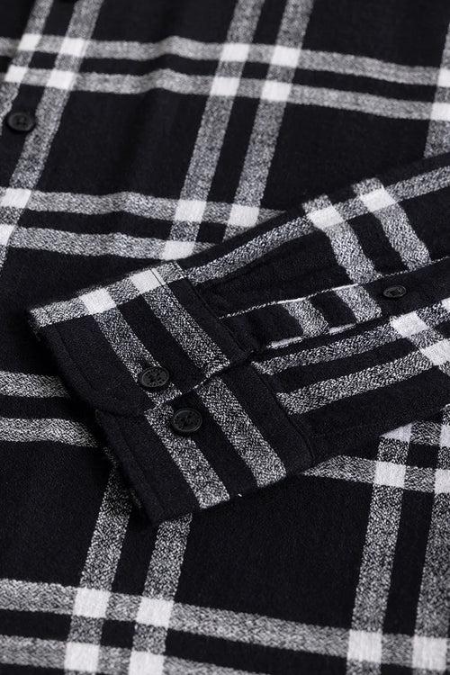 Checksque Black Checkered Shirt