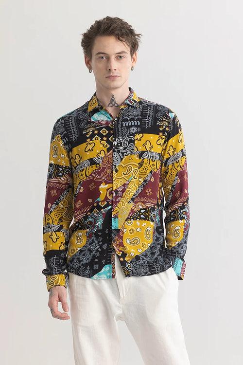 PaisleyMosaic Yellow Shirt