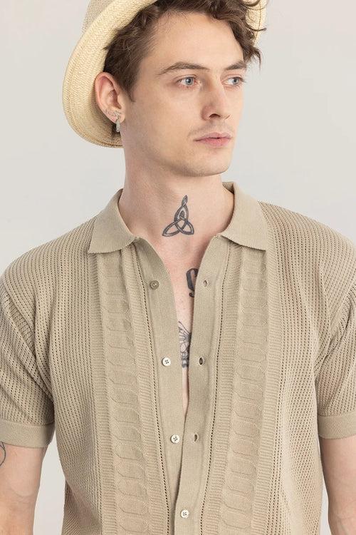 Retroknit Beige Shirt