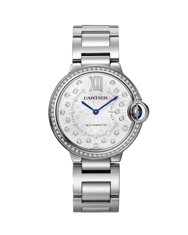 Ballon Bleu de Cartier watch, Stainless Steel, 28MM, Automatic