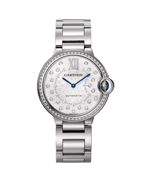 Ballon Bleu de Cartier watch, Stainless Steel, 28MM, Automatic